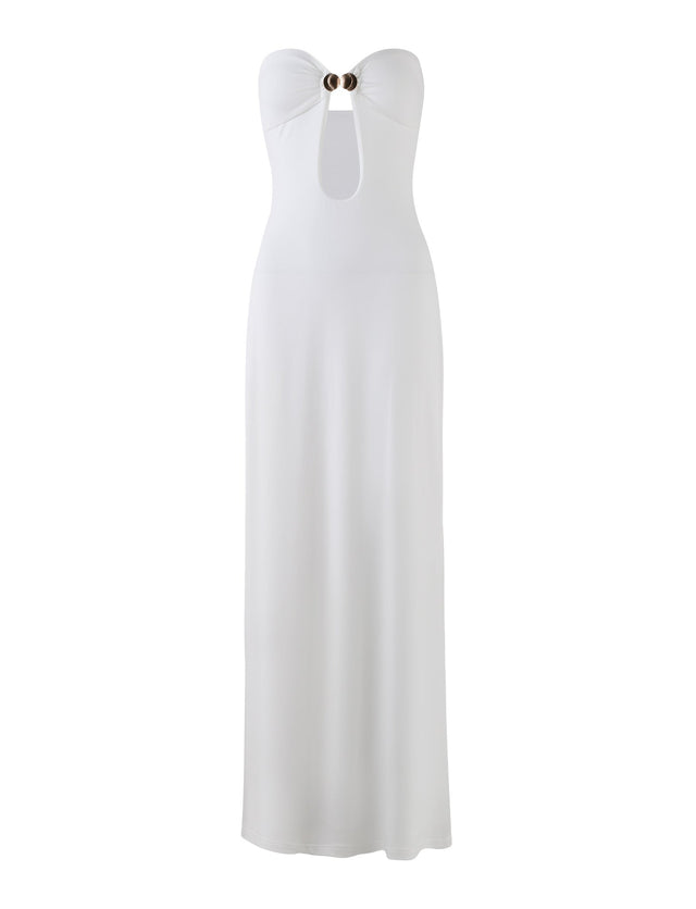 CECILY MAXI DRESS - WHITE