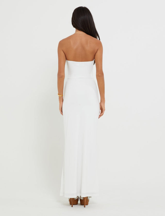 CECILY MAXI DRESS - WHITE