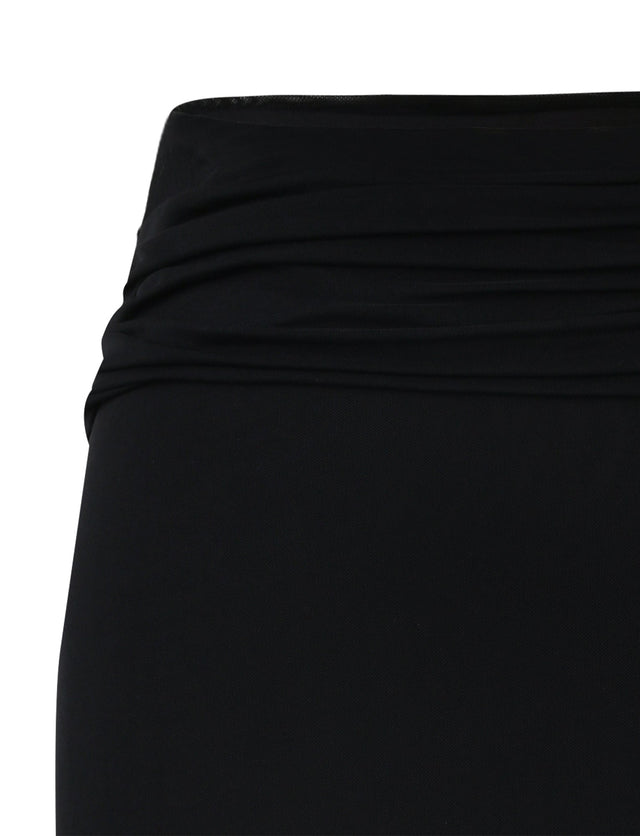 CYNTHIA MAXI SKIRT - BLACK