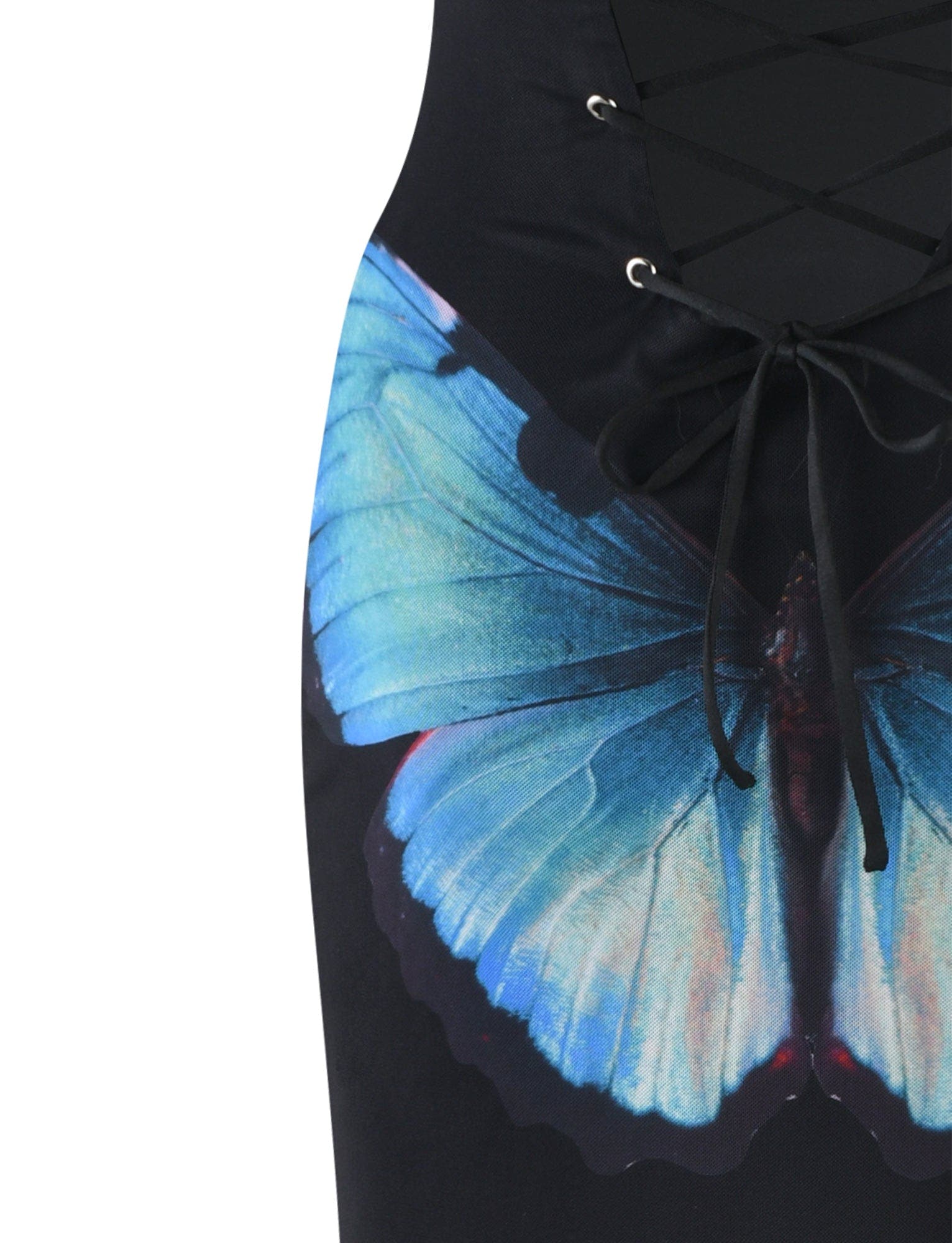 ZAHRAA DRESS - BLACK : BUTTERFLY