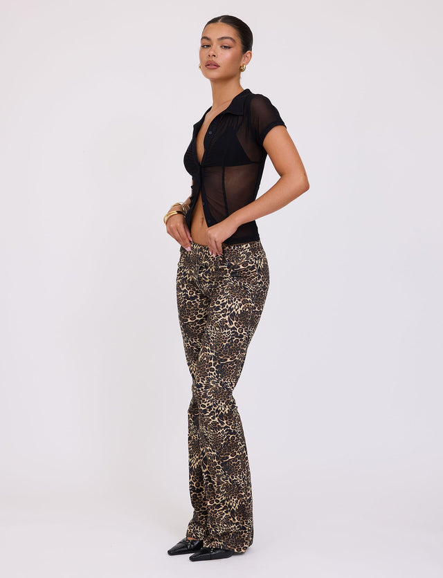 VESPER PANT - MULTI : LEOPARD