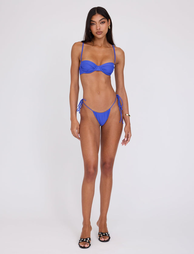 KHESSA BIKINI BOTTOM - BLUE : COBALT