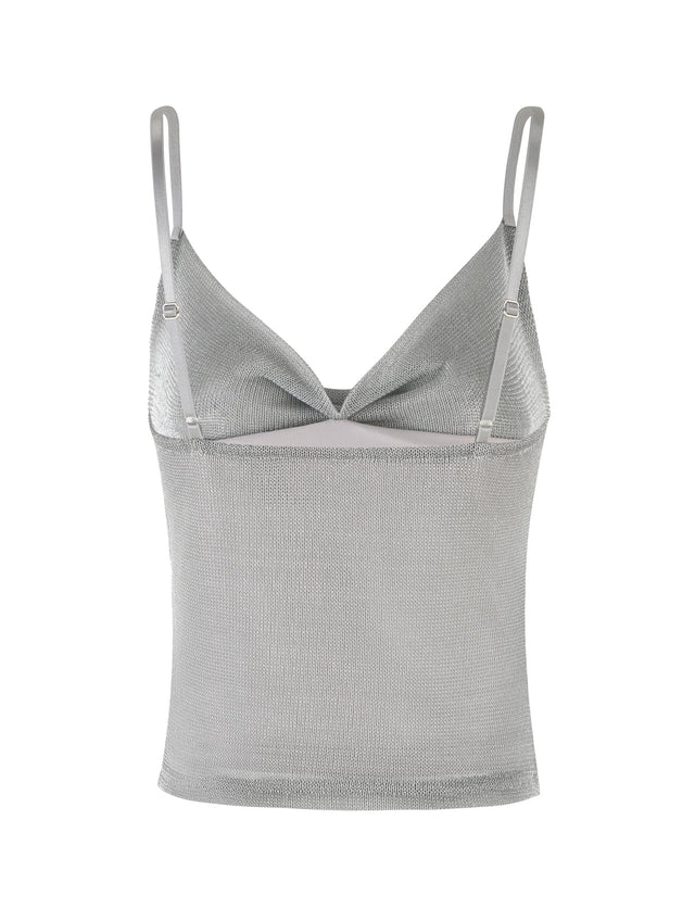 WYNNE TOP - GREY : SILVER