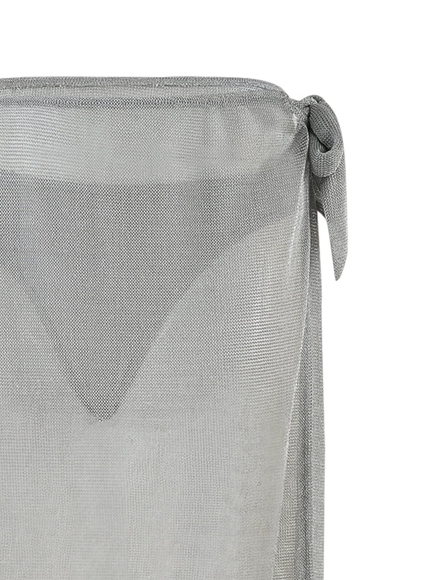 WYNNE SKIRT - GREY : SILVER