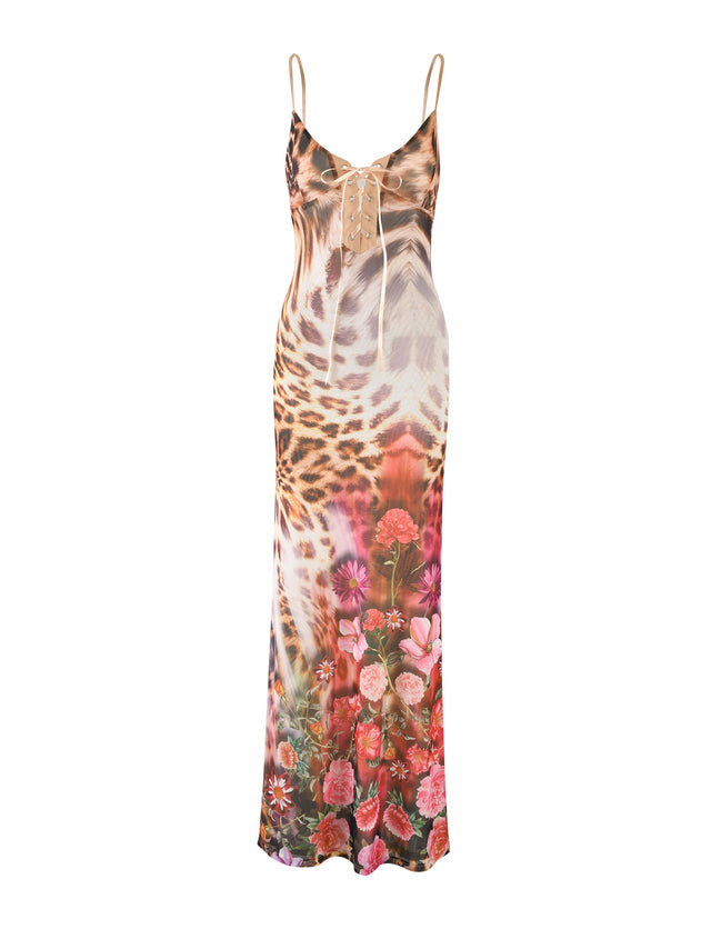 KALILAH DRESS - MULTI : LEOPARD