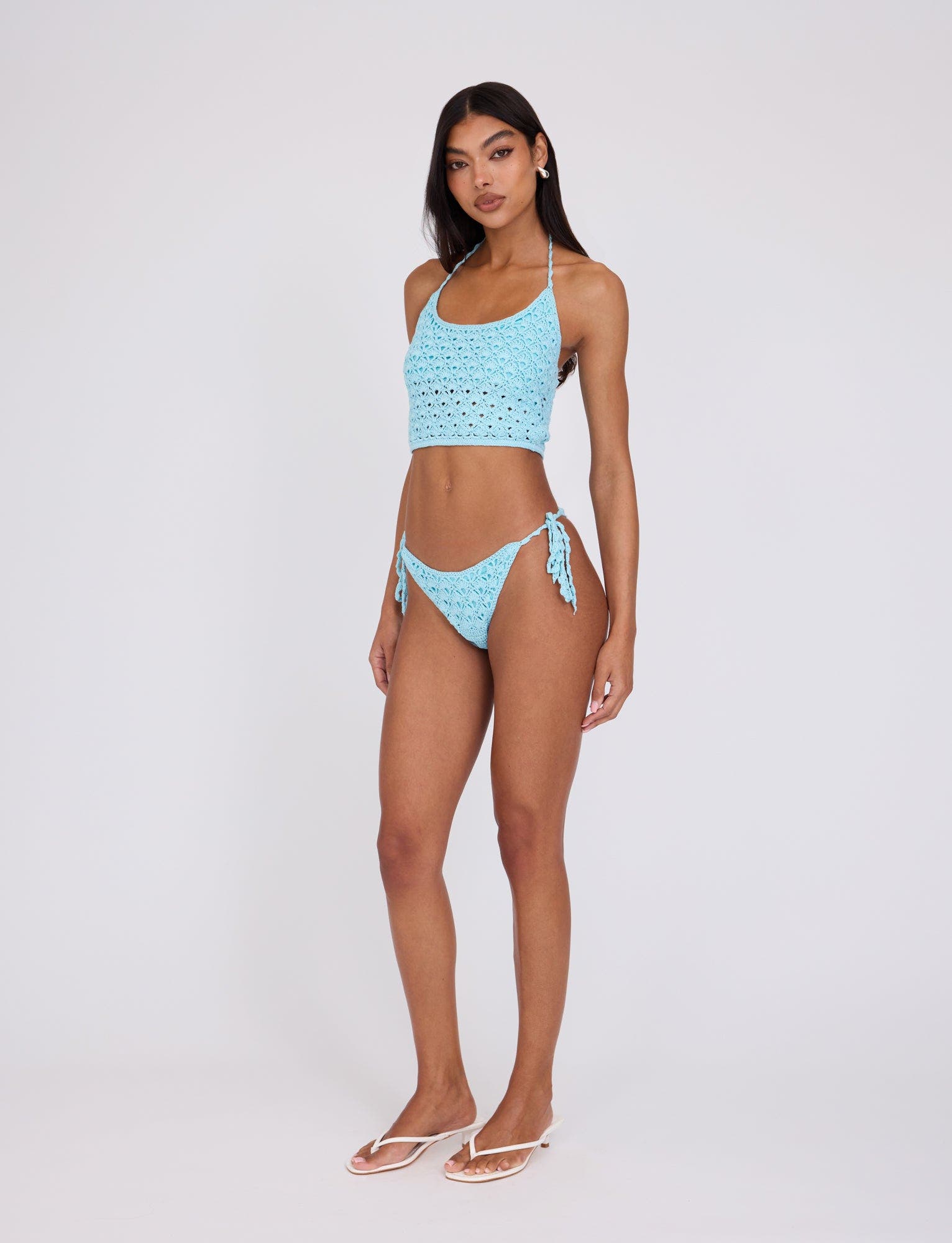 SUNNIVA BIKINI BOTTOM - BLUE : BABY BLUE