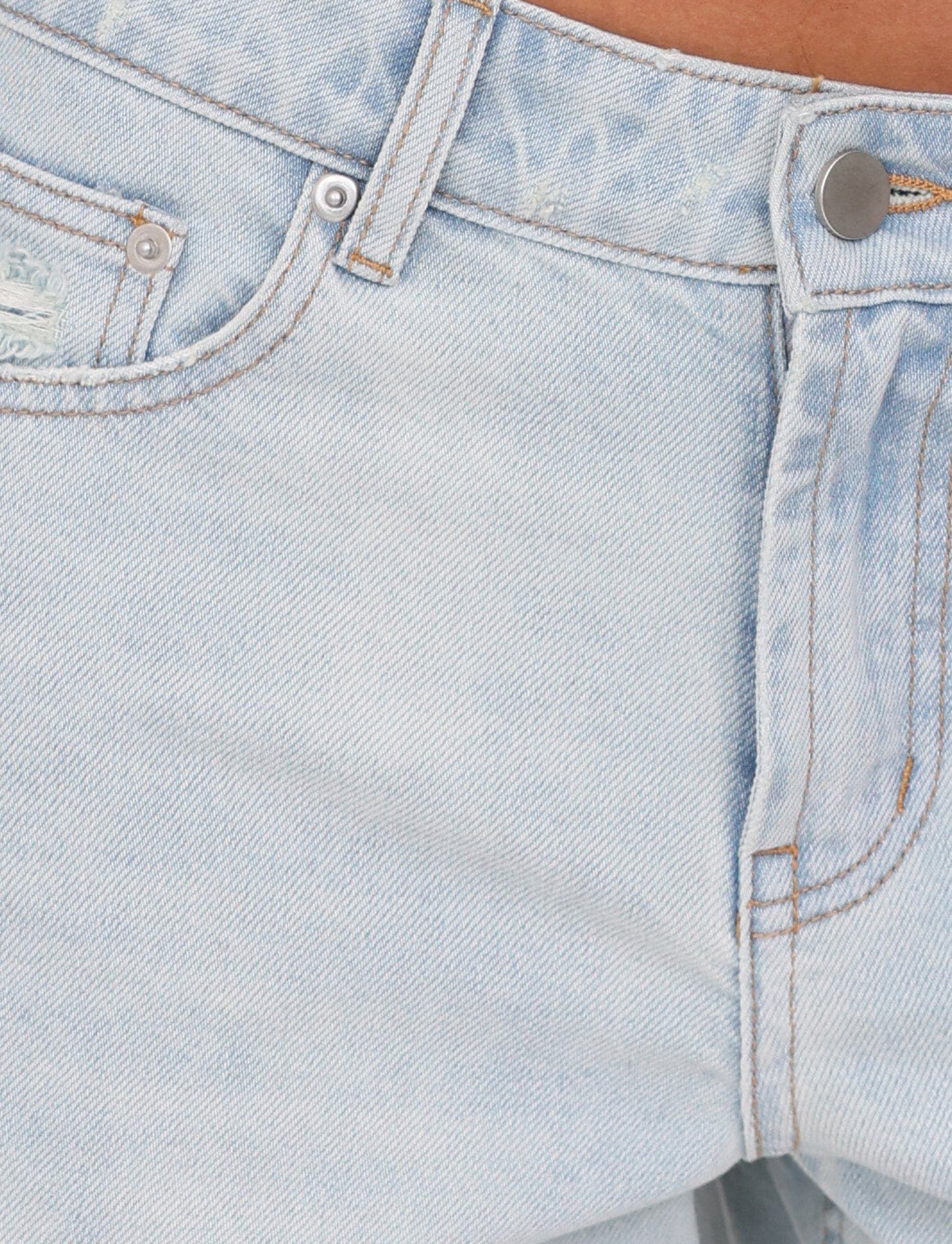 ZANDER SHORT - BLUE : LIGHT WASH