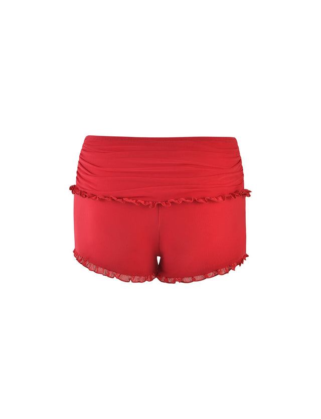 GINNY SHORT - RED : CHERRY RED