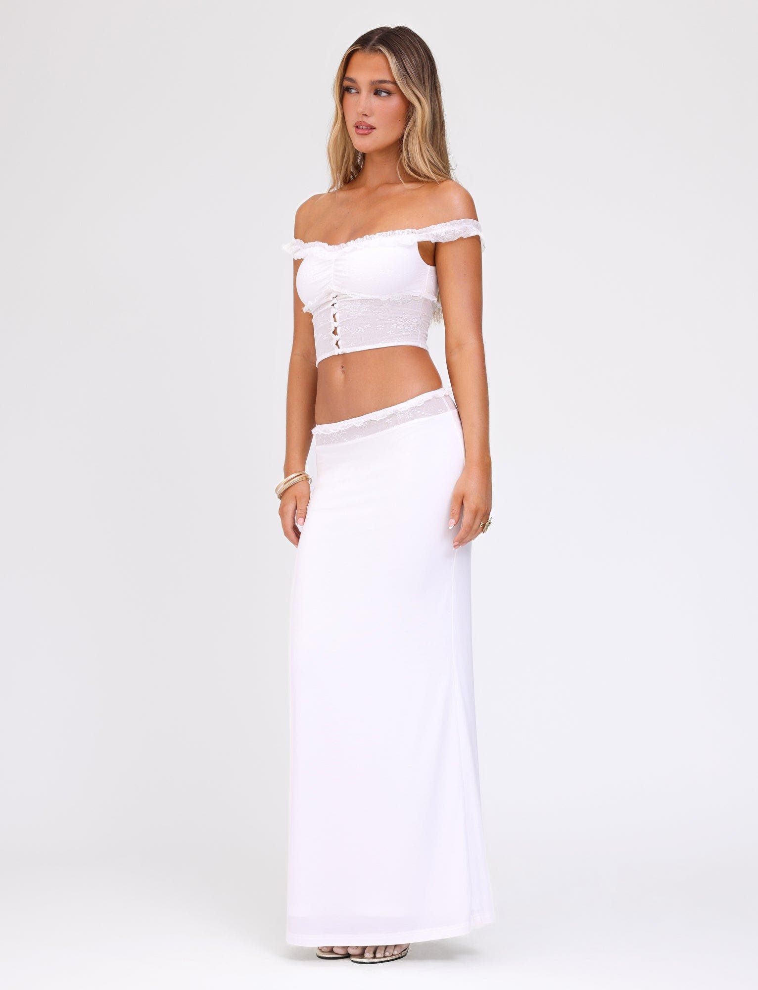 BENTON SKIRT - WHITE