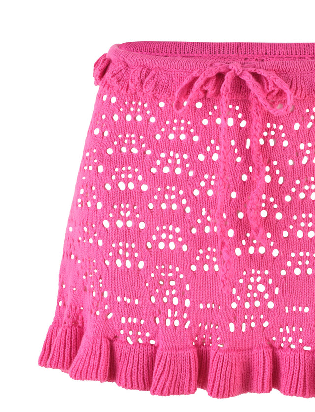 GRAESON SKIRT - PINK : HOT PINK