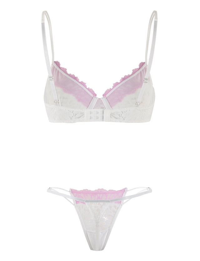 DEVYN SET - MULTI : WHITE/ PINK