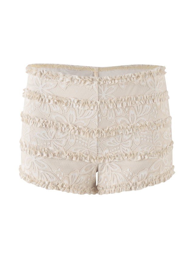 ANELISA SHORT - WHITE : LACE