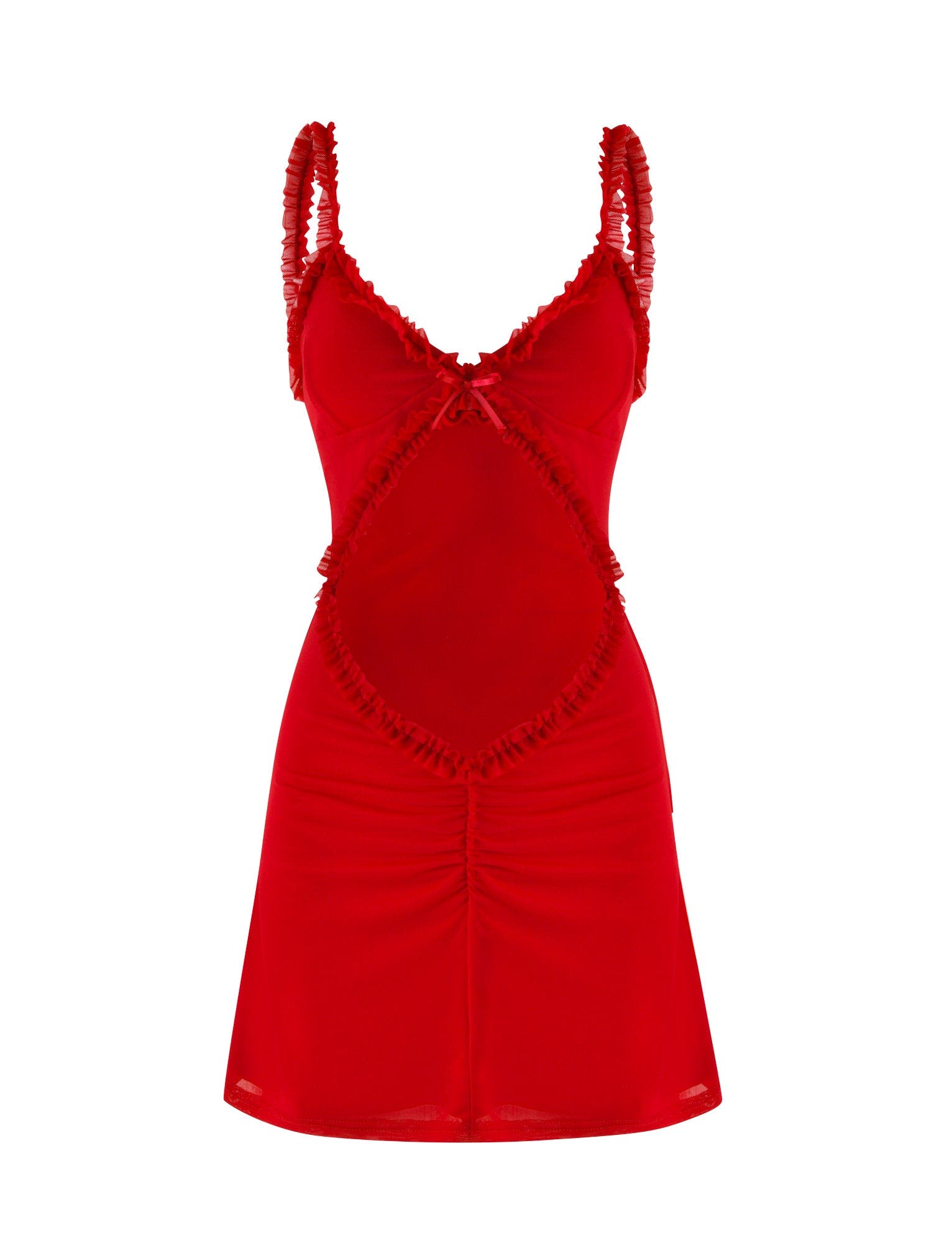 RAYLA MINI DRESS - RED