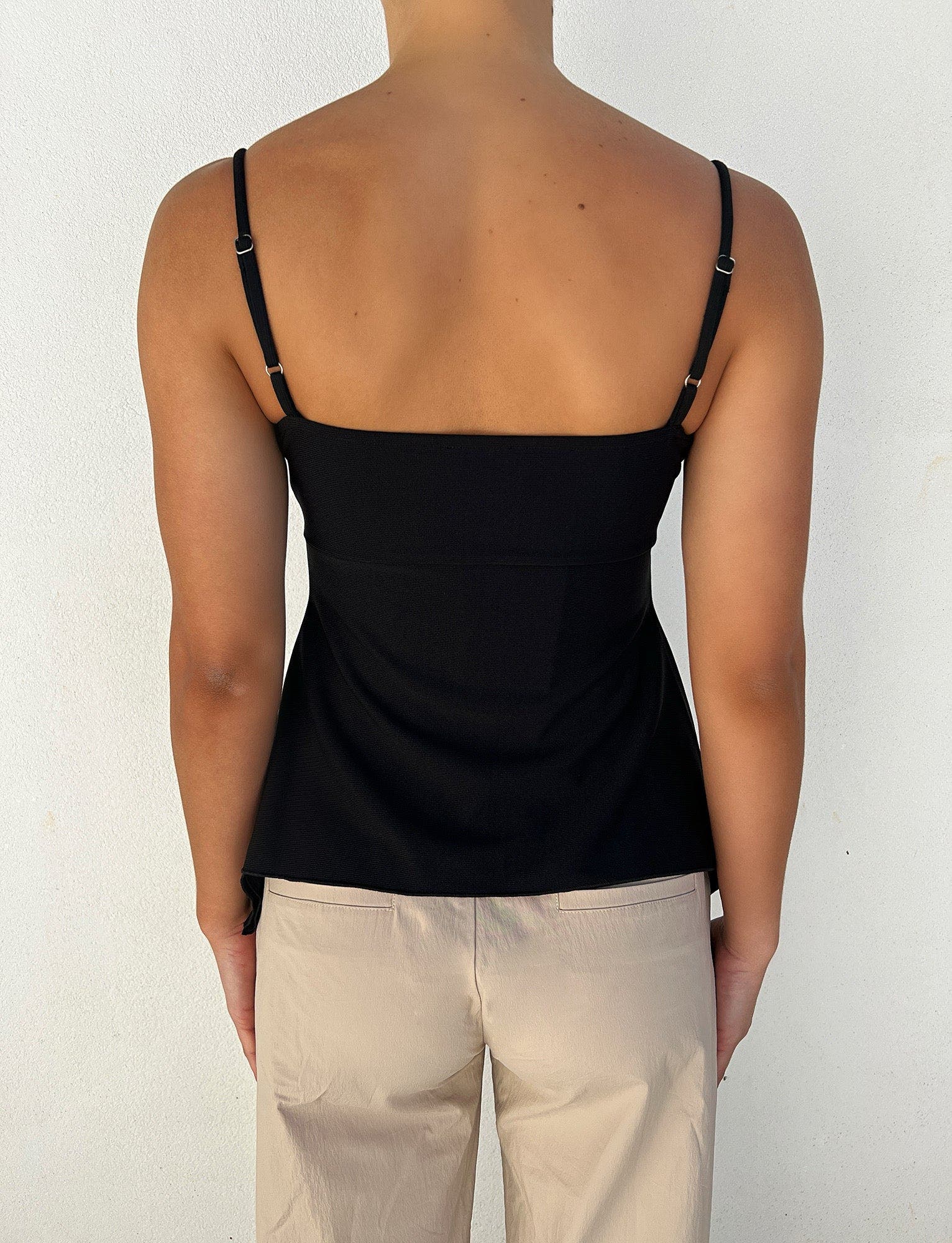 MARGARET TOP - BLACK