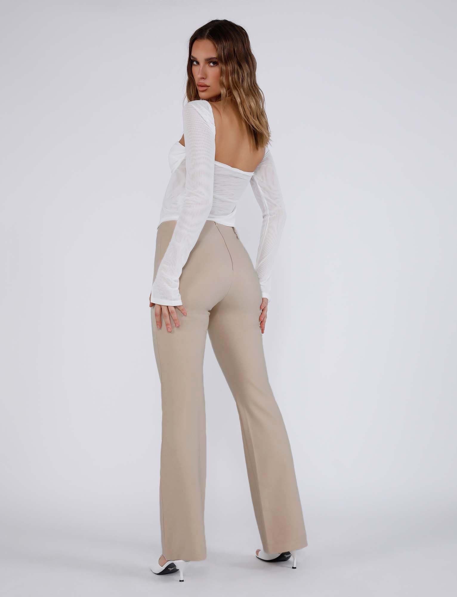 TEDDIE PANT - BEIGE : BEIGE