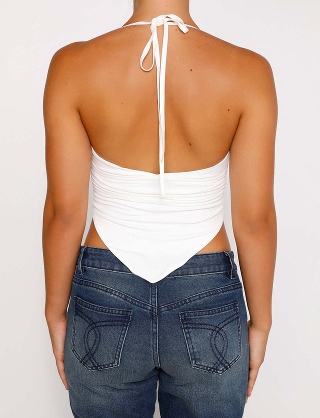 FAYE TOP - WHITE