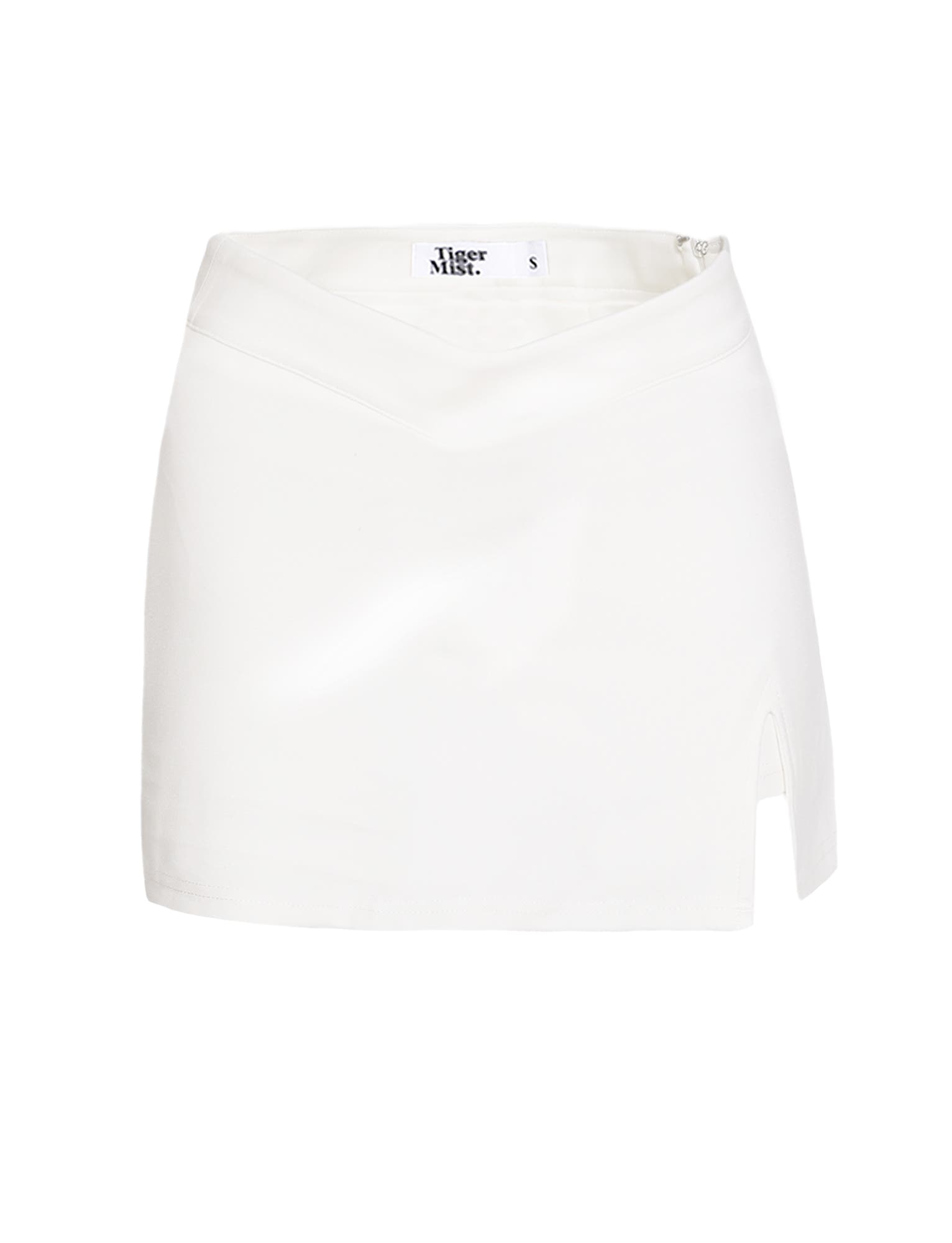 DAPHNIE PU SKORT - WHITE