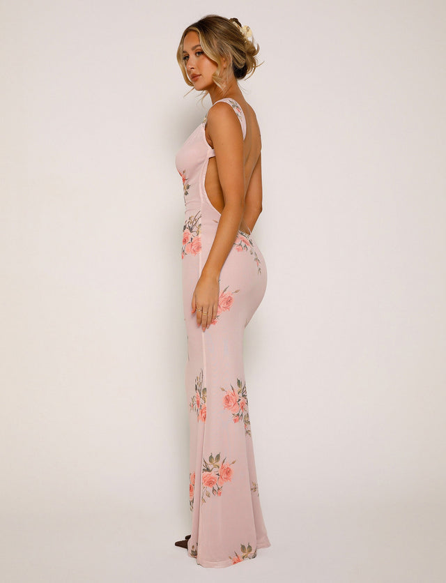 MORANA DRESS - PINK : FLORAL