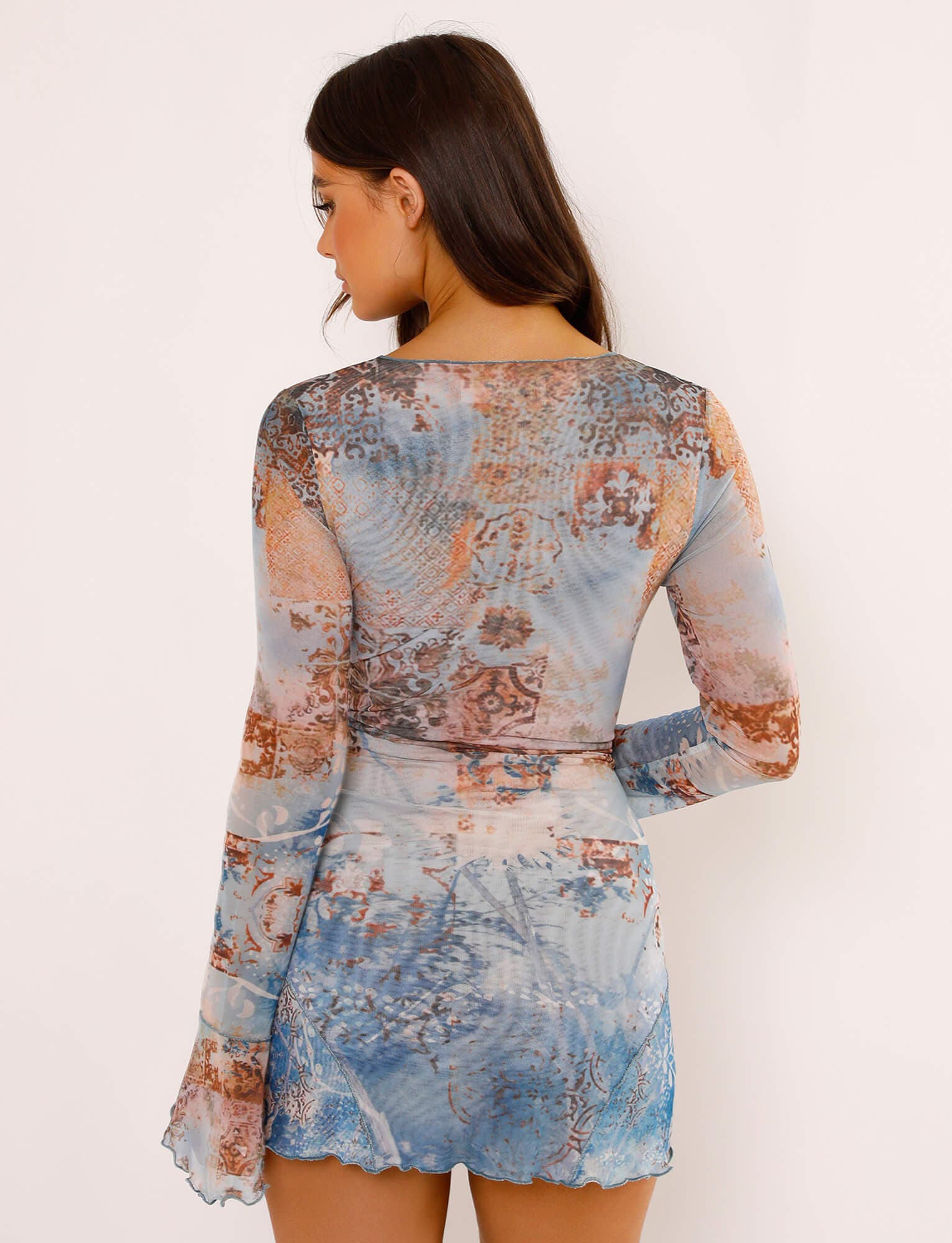 DECLAN DRESS - BLUE : TILE