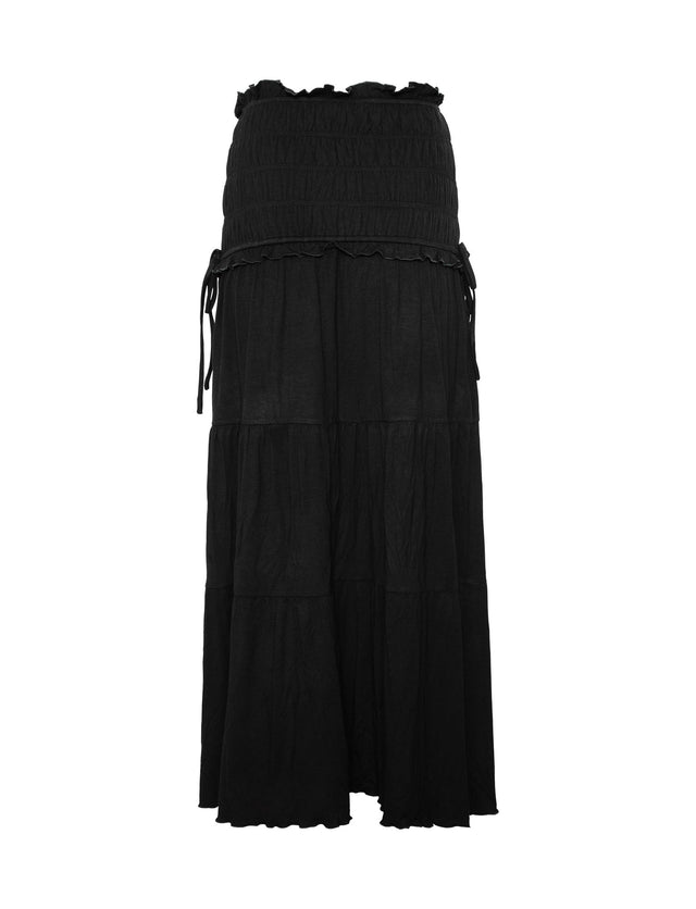 DENALI MAXI SKIRT - BLACK