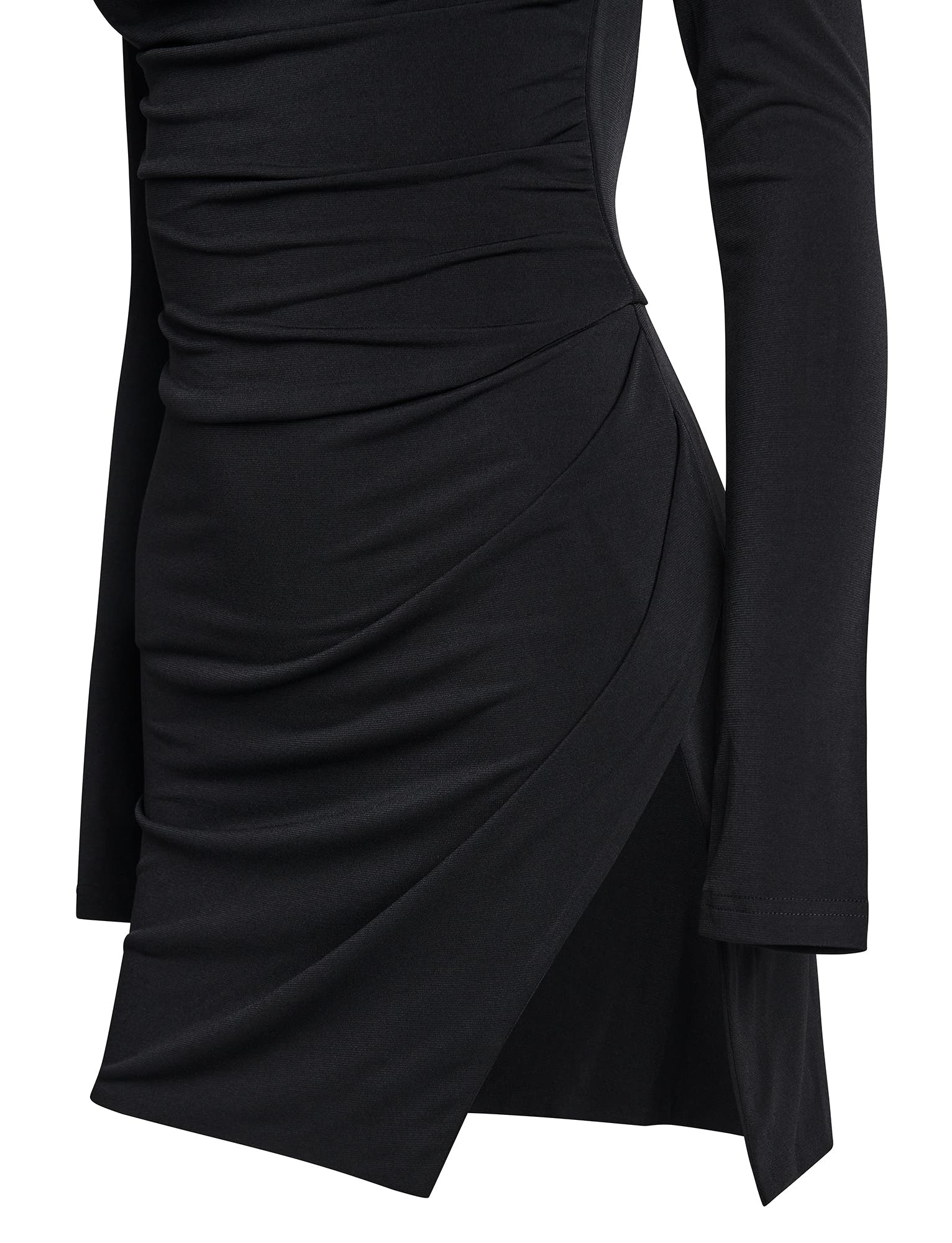 JOSLIN LONG SLEEVE DRESS - BLACK