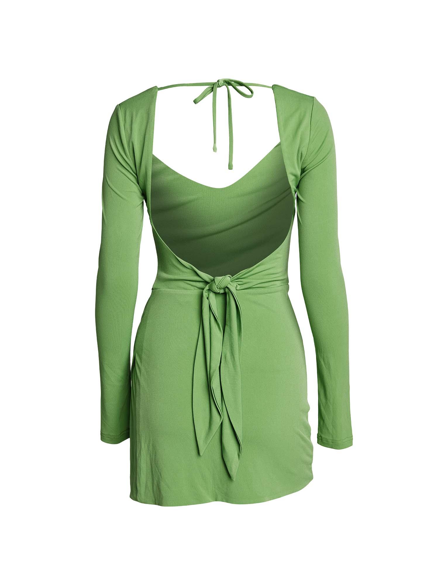 JOSLIN LONG SLEEVE DRESS - GREEN