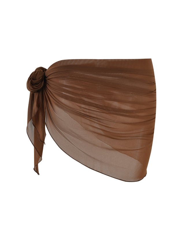 PEACHY SARONG - BROWN : CHOCOLATE