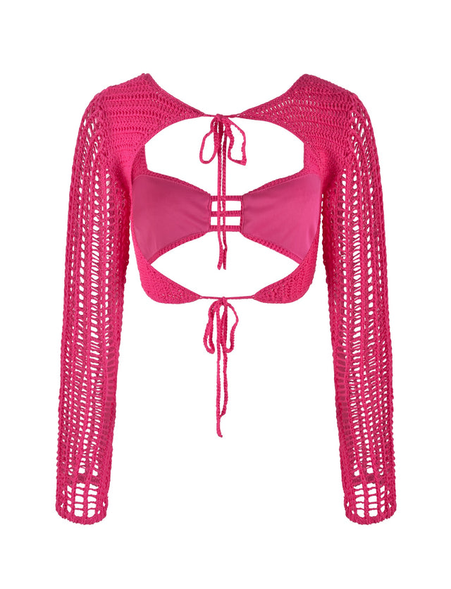 MACAULEY TOP - PINK : HOT PINK