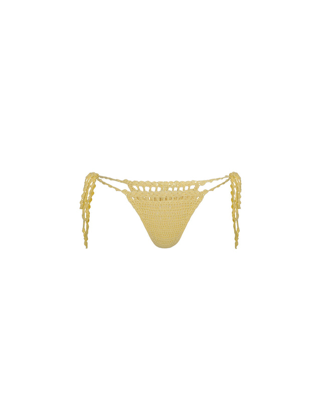 CORA BIKINI BOTTOM - YELLOW : LEMON