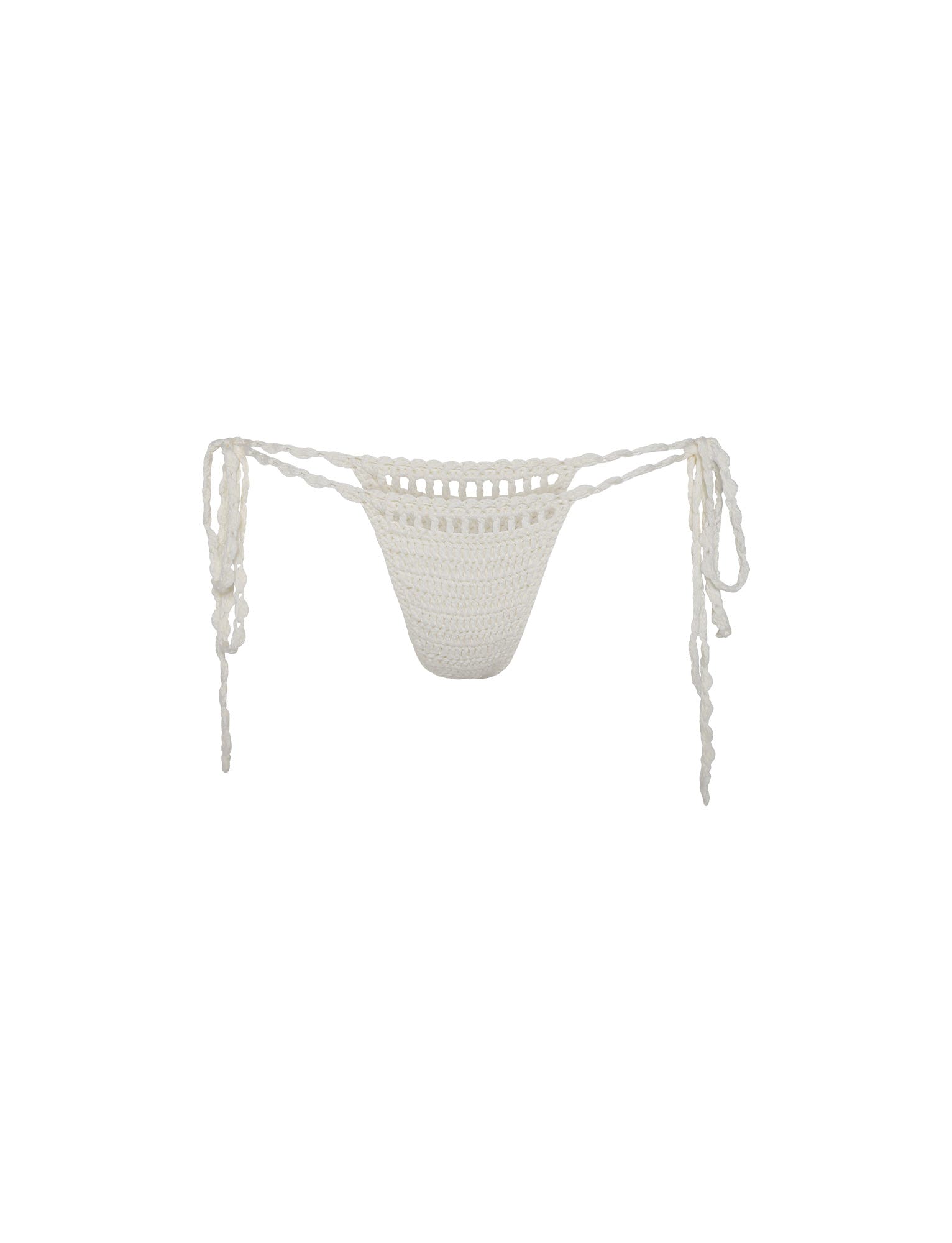 CORA BIKINI BOTTOM - WHITE : CREAM