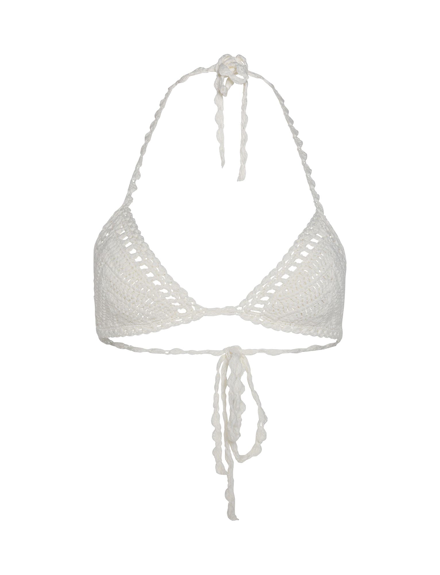 CORA BIKINI TOP - WHITE : CREAM