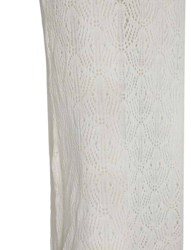 ROJ DRESS - WHITE : CREAM