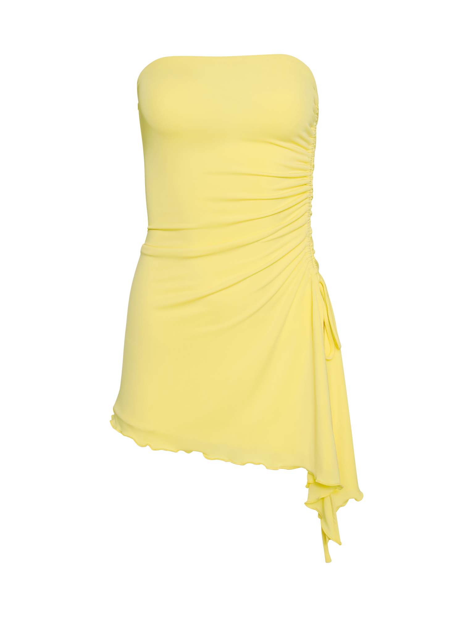 XENIA DRESS - YELLOW : LEMON