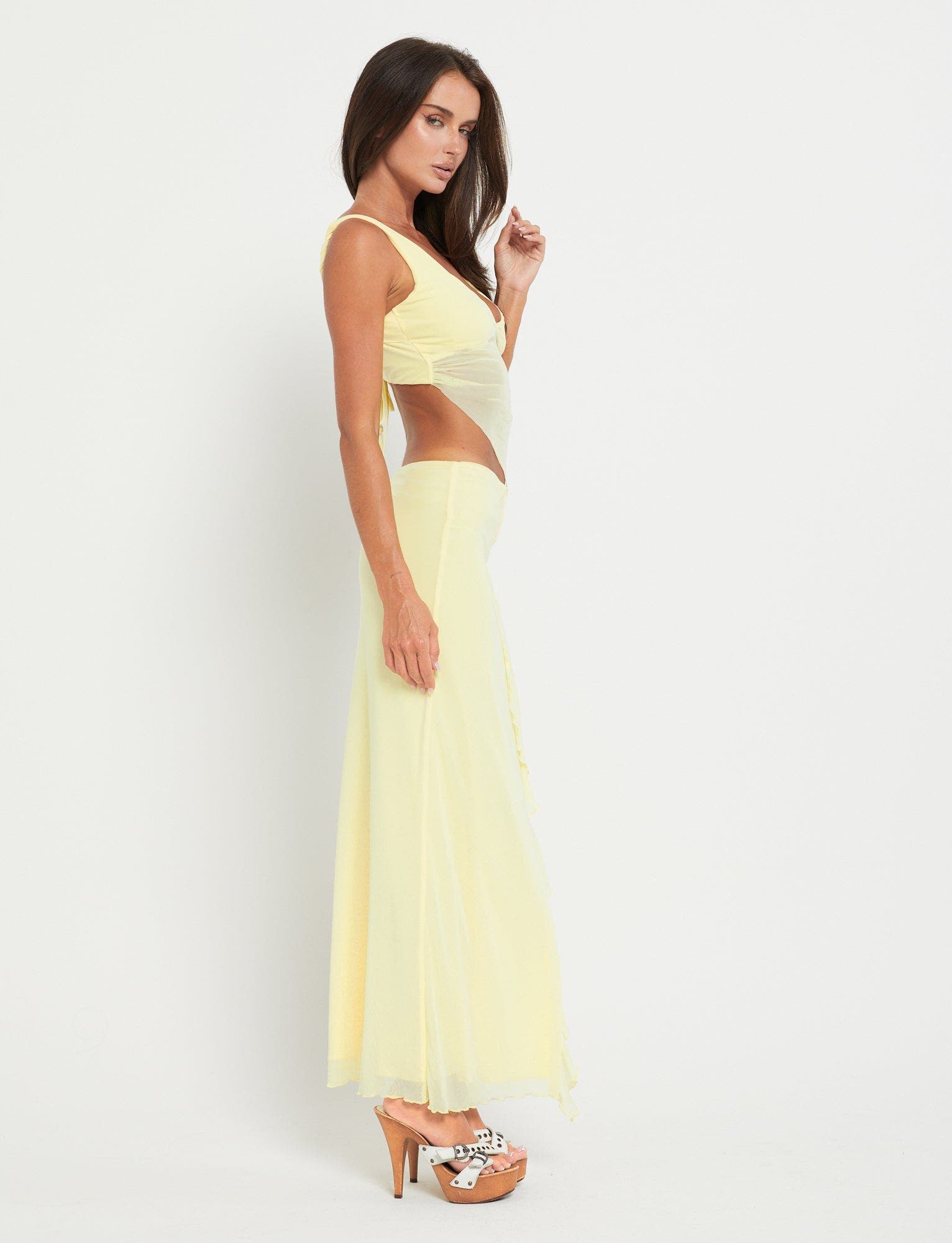 THEO SKIRT - YELLOW : LEMON