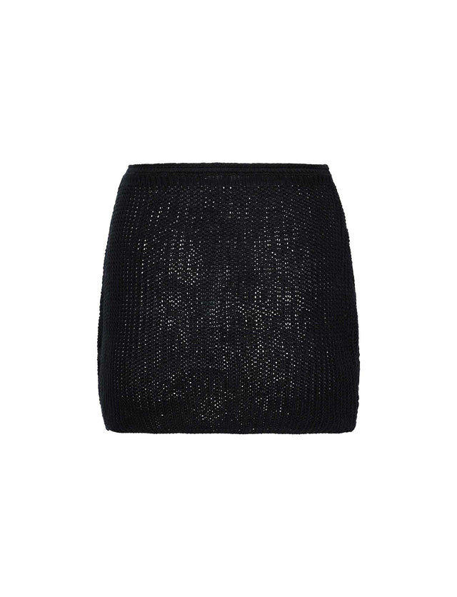 MACAULEY MINI SKIRT - BLACK