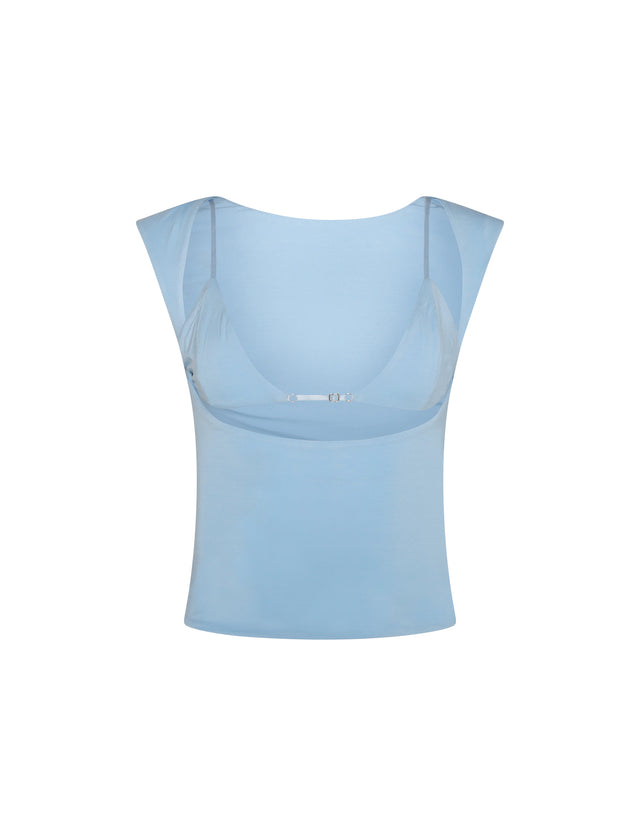 CHRISTY TOP - BLUE