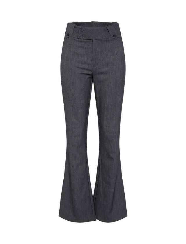 KITTIE HIGH RISE PANT - GREY – Tiger Mist North America