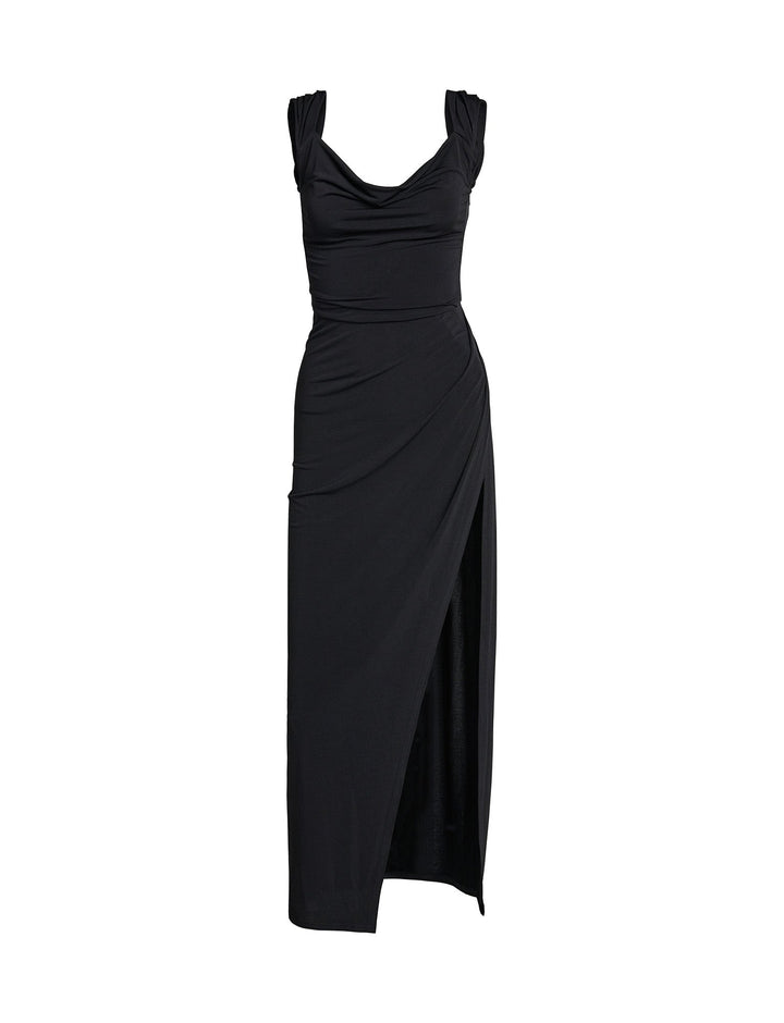 JOSLIN MAXI DRESS - BLACK – Tiger Mist