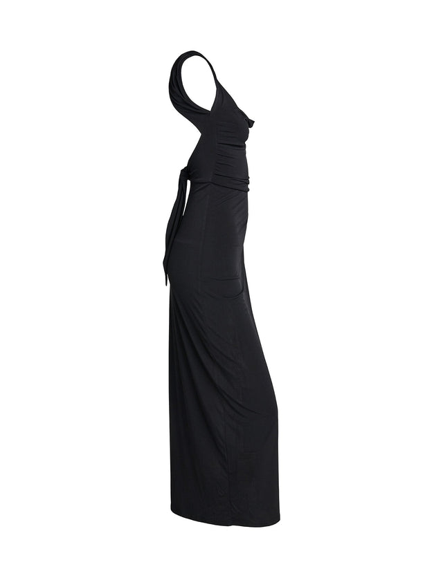 JOSLIN MAXI DRESS - BLACK – Tiger Mist North America