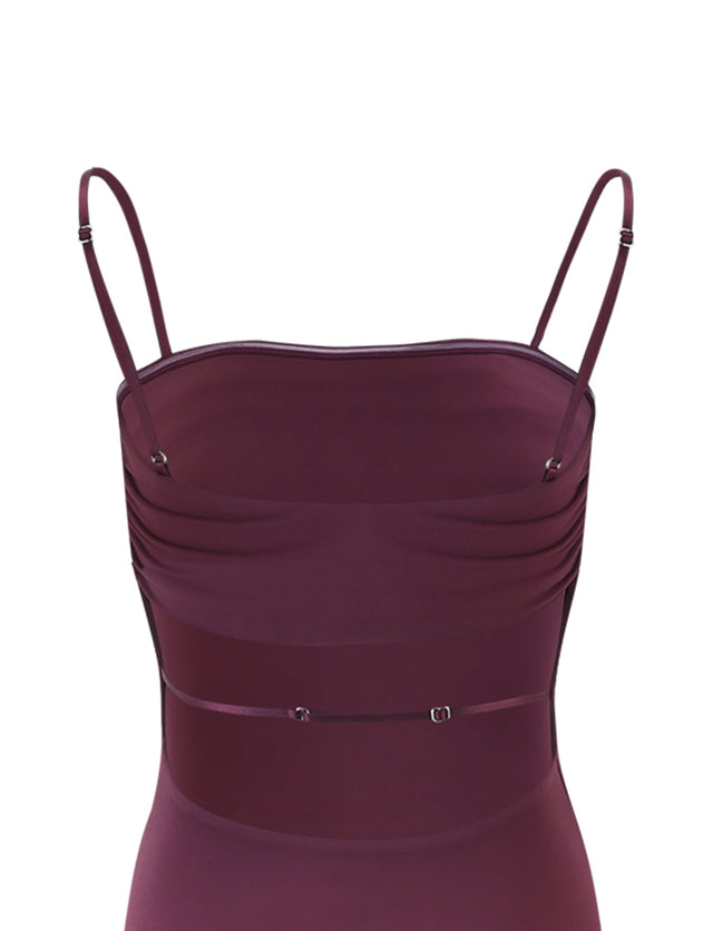 CARA DRESS - PURPLE : RAISIN