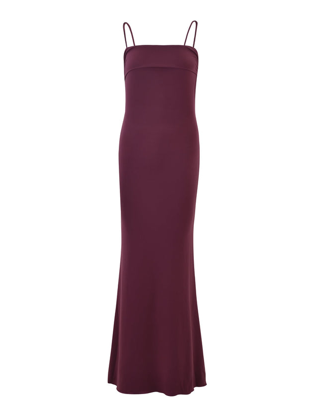 CARA DRESS - PURPLE : RAISIN