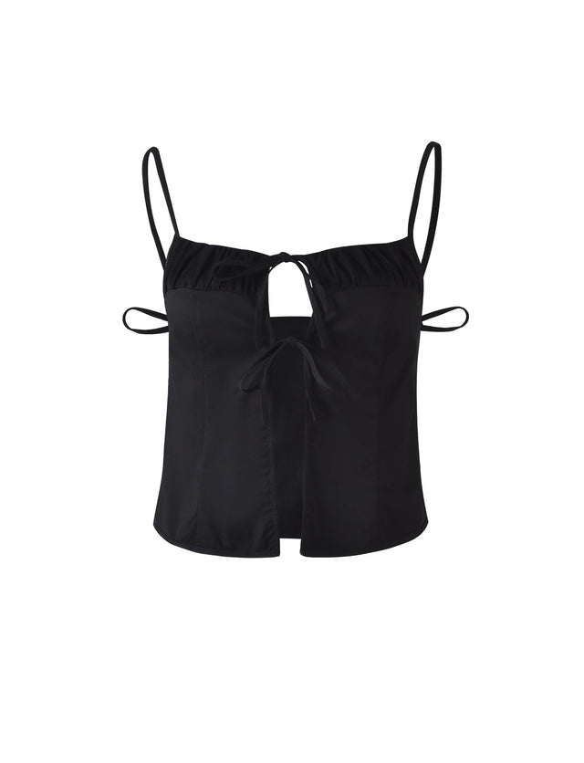 ALISA TOP - BLACK