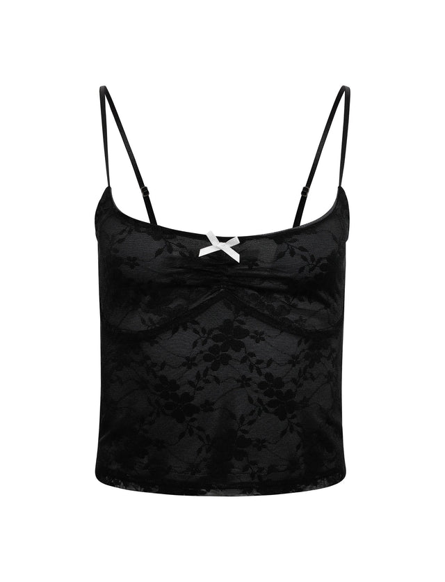 RACHELLE TOP - BLACK