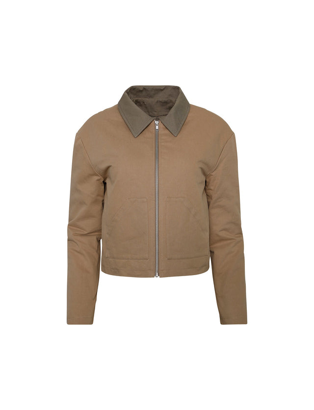 ELIO JACKET - BEIGE : TAN