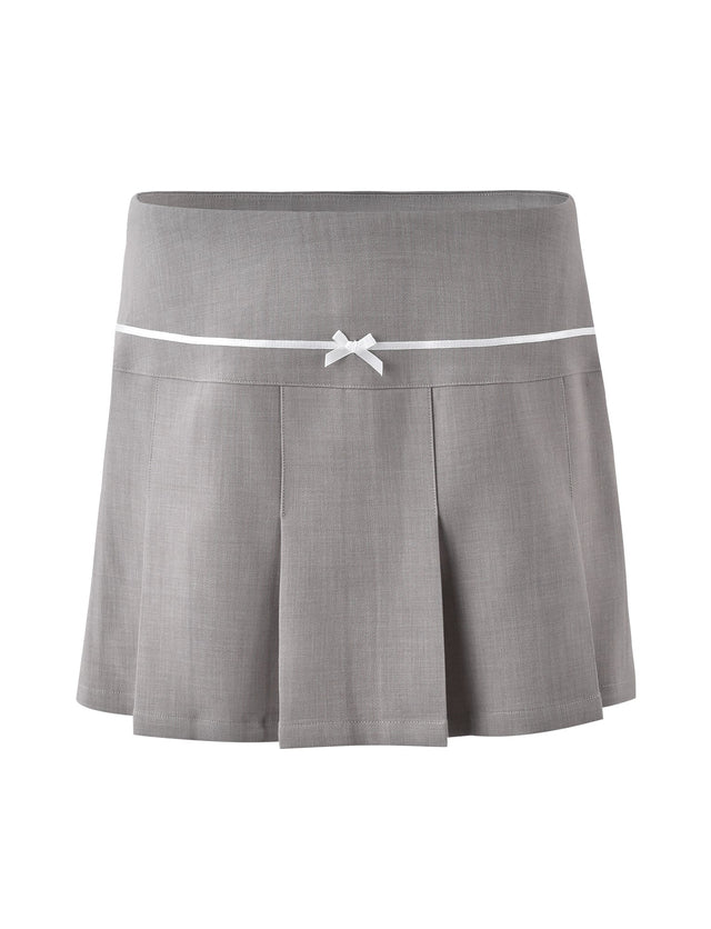 LENINA SKORT - GREY : LIGHT GREY