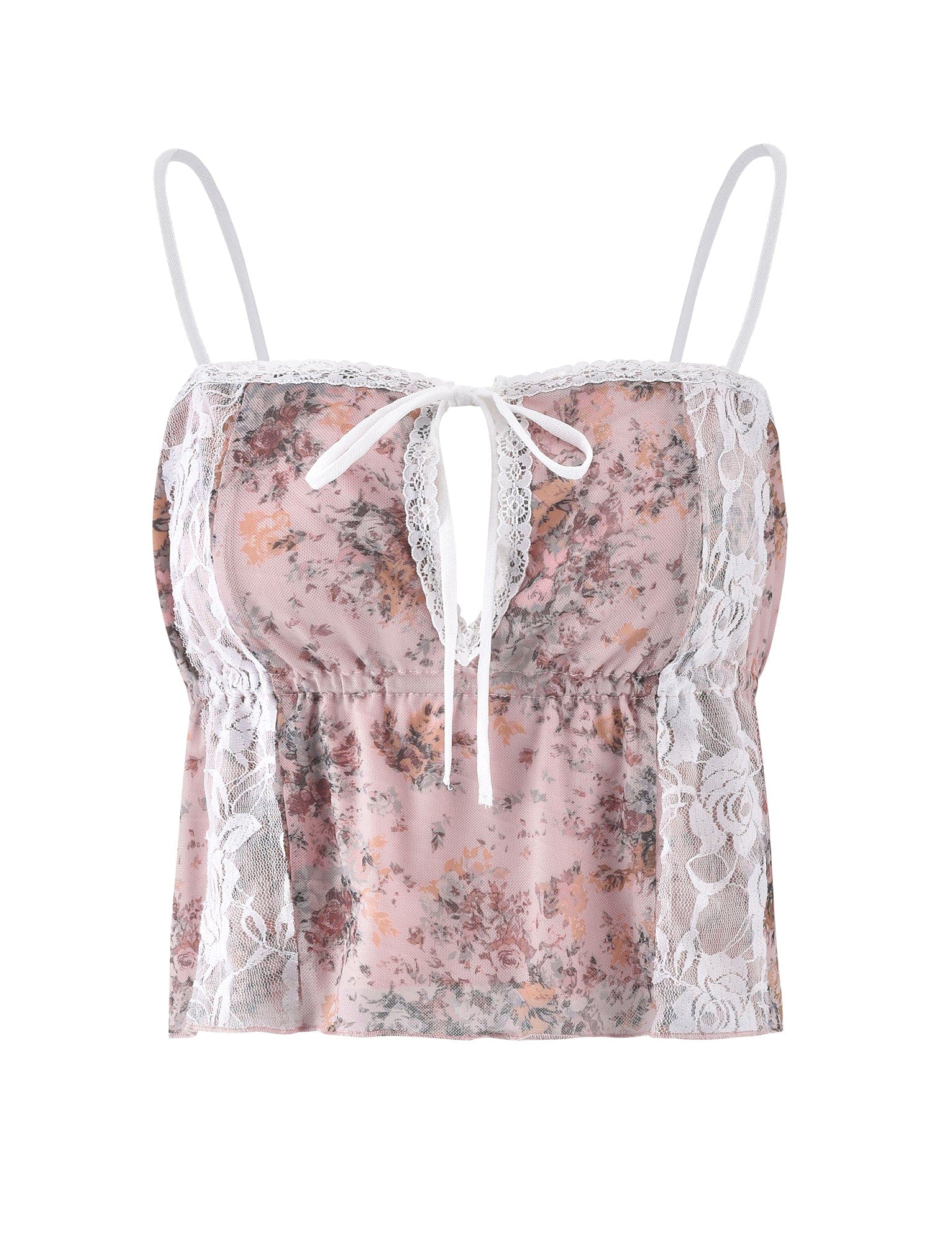 LEYSA TOP - PINK : CAMO FLORAL