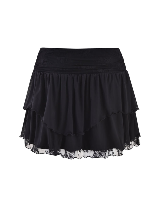 HARPER MINI SKIRT - BLACK