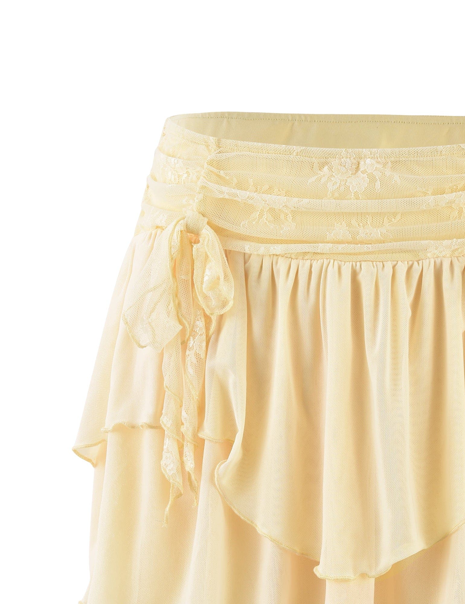 HARPER MINI SKIRT - YELLOW : LEMON