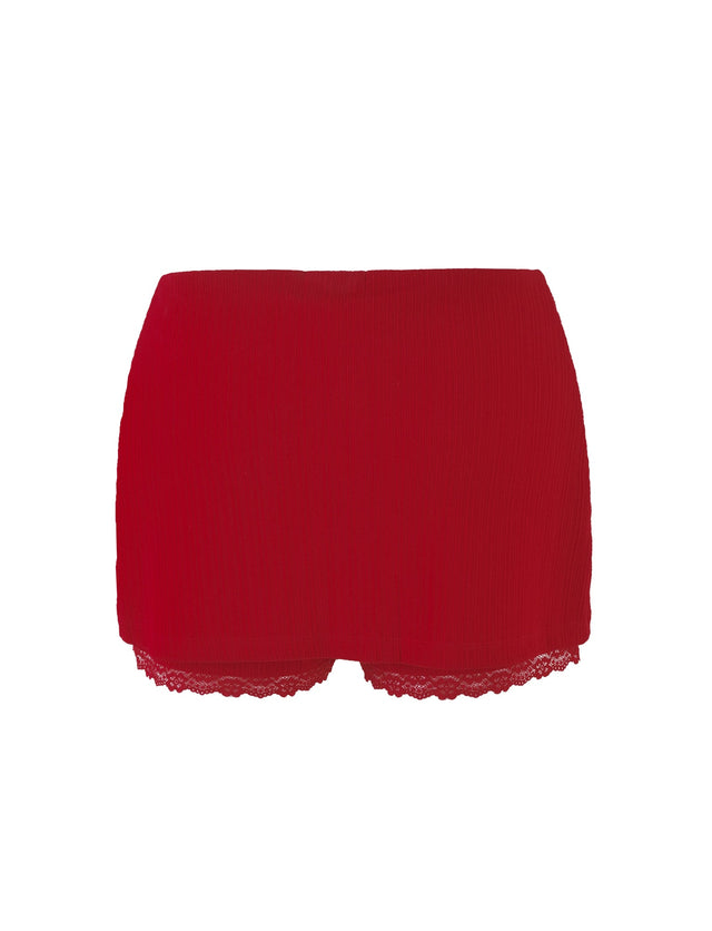 SABINE SKORT - RED : BERRY RED : PINK CRIMSON