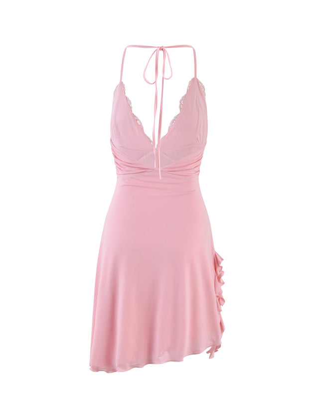 DEENA DRESS - PINK : BABY PINK